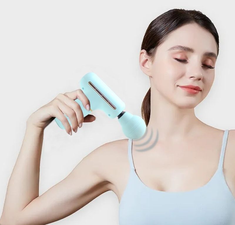 Solid Color Massage Gun Simple Style Personal Care
