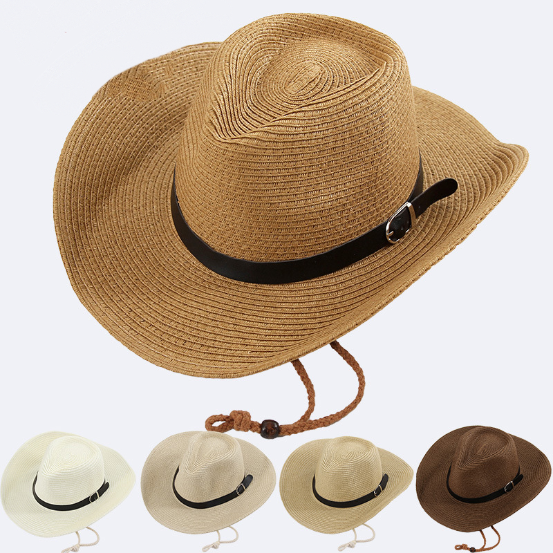 Unisex Cowboy Style Pastoral Simple Style Solid Color Crimping Fedora Hat