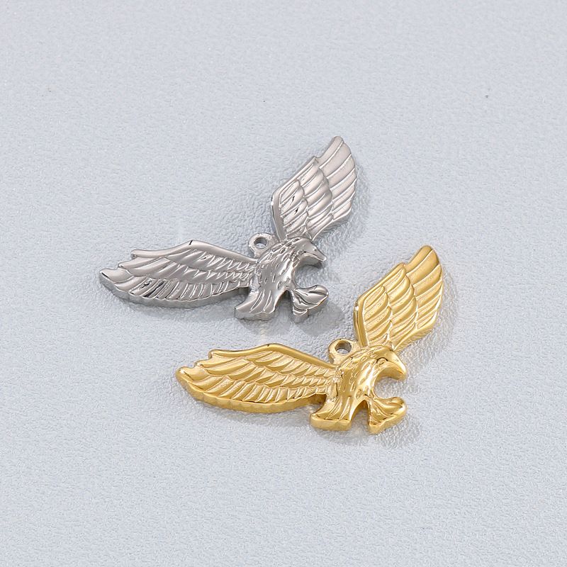 1 Piece Stainless Steel 18K Gold Plated Eagle Pendant