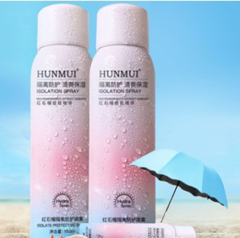 Color Block Casual Sunscreen Spray Personal Care