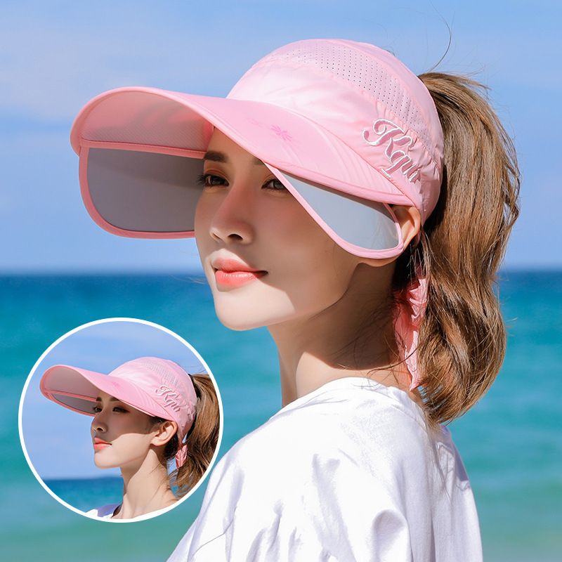 Women's Basic Solid Color Big Eaves Sun Hat