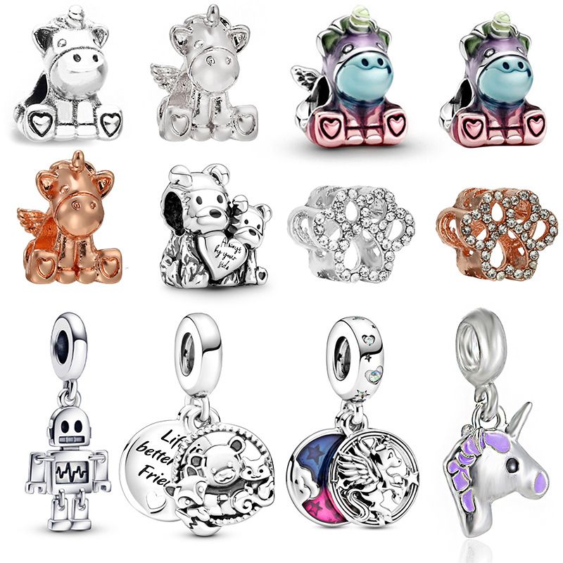 Style De Bande Dessinée Animal Métal Placage Bijoux Accessoires