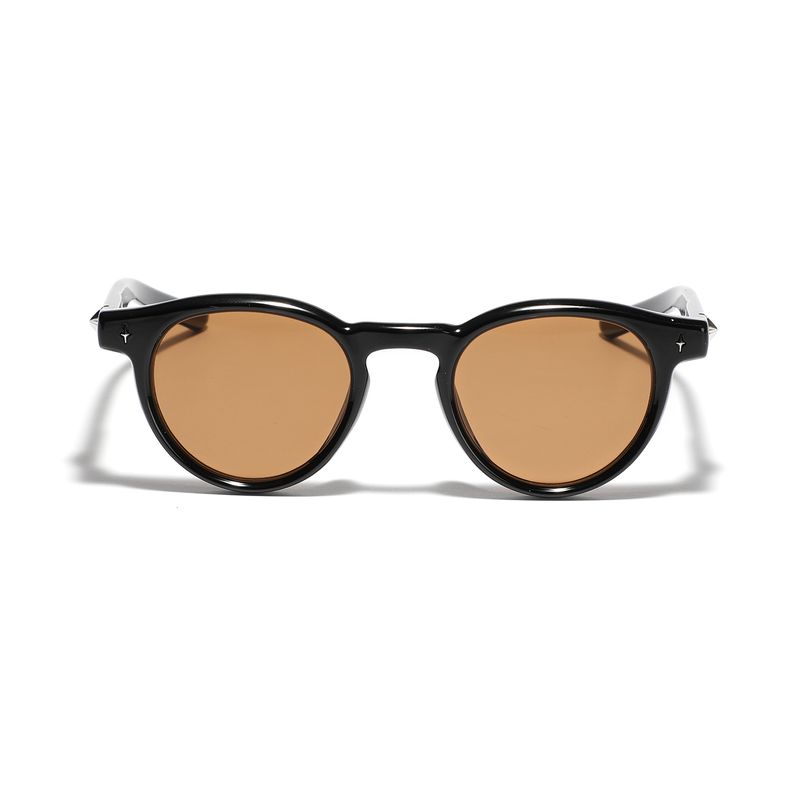 Klassischer Stil Einfarbig Ac Runder Rahmen Vollbild Männer Sonnenbrille