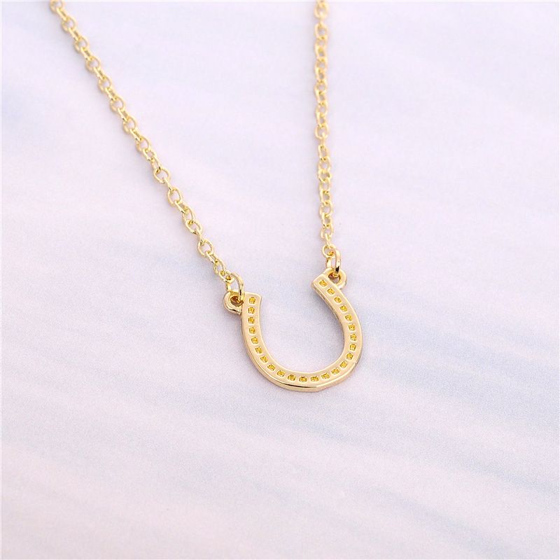 1 Piece Fashion U Shape Alloy Plating Women's Necklace