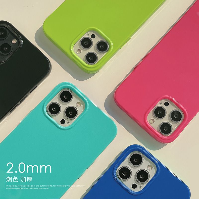 Einfacher Stil Einfarbig Tpu   Telefon Fällen