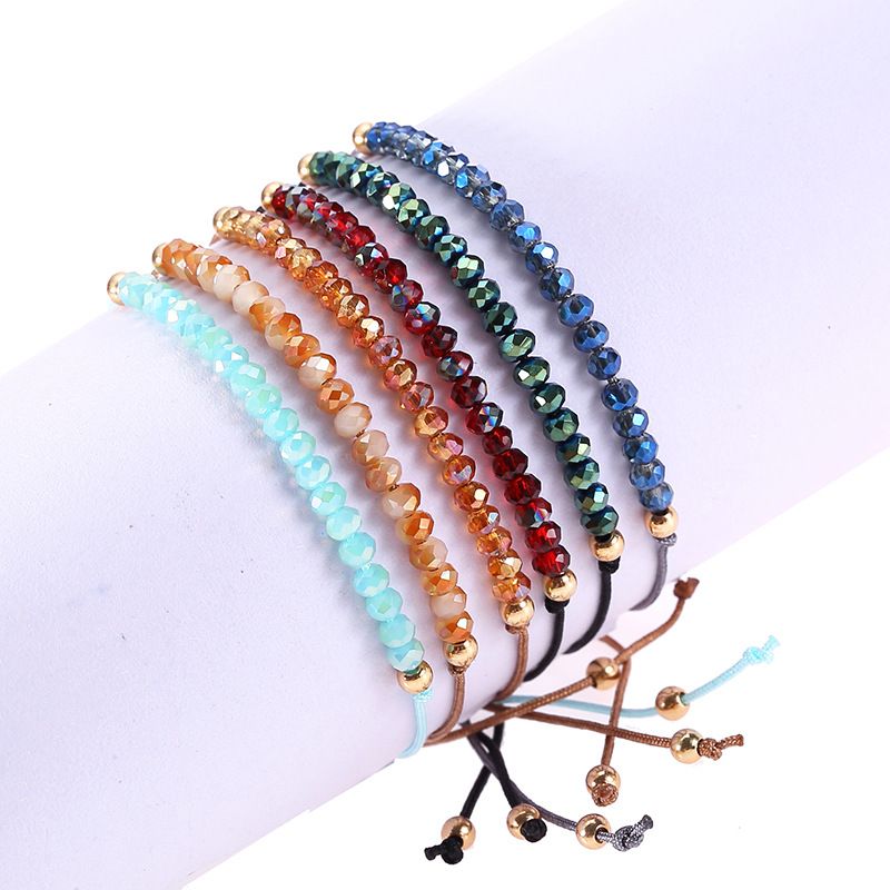 Simple Style Geometric Crystal Wholesale Bracelets