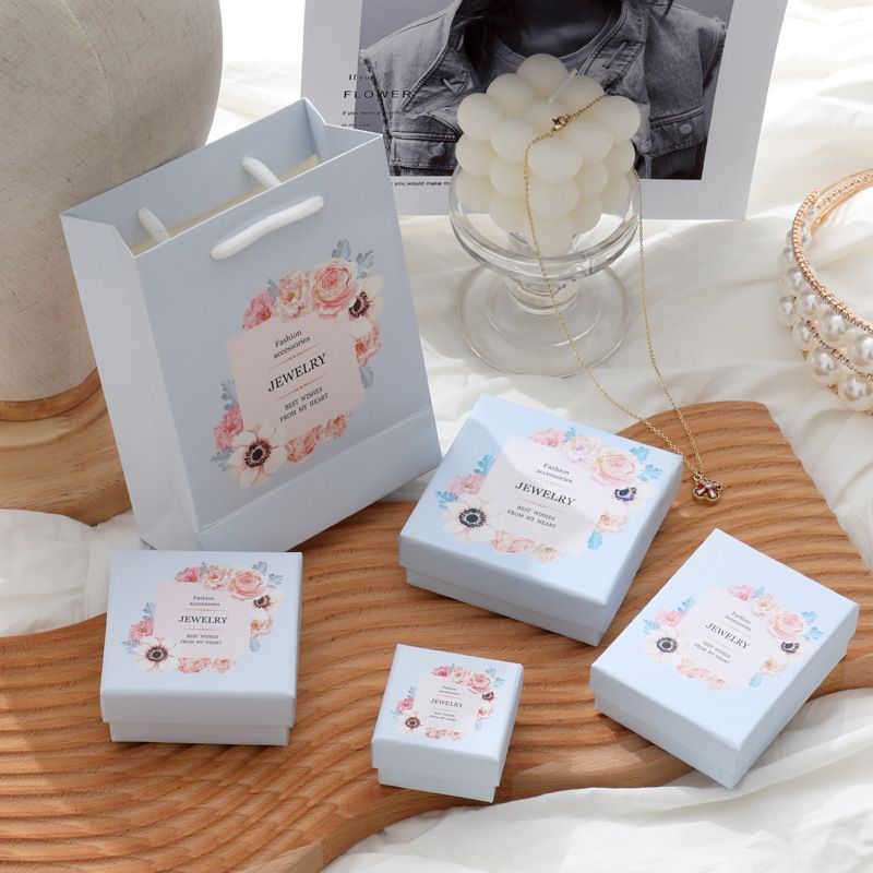 Sweet Flower Paper Jewelry Boxes