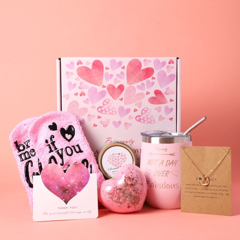 Caja De Regalo Creativa Para El Día De San Valentín, Juego De Regalo De Taza De Cáscara De Huevo Con Aislamiento De Sal De Baño De Amor