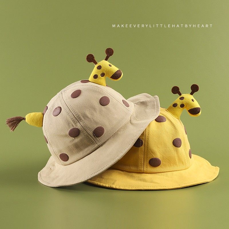 Children Unisex Cute Giraffe Bucket Hat