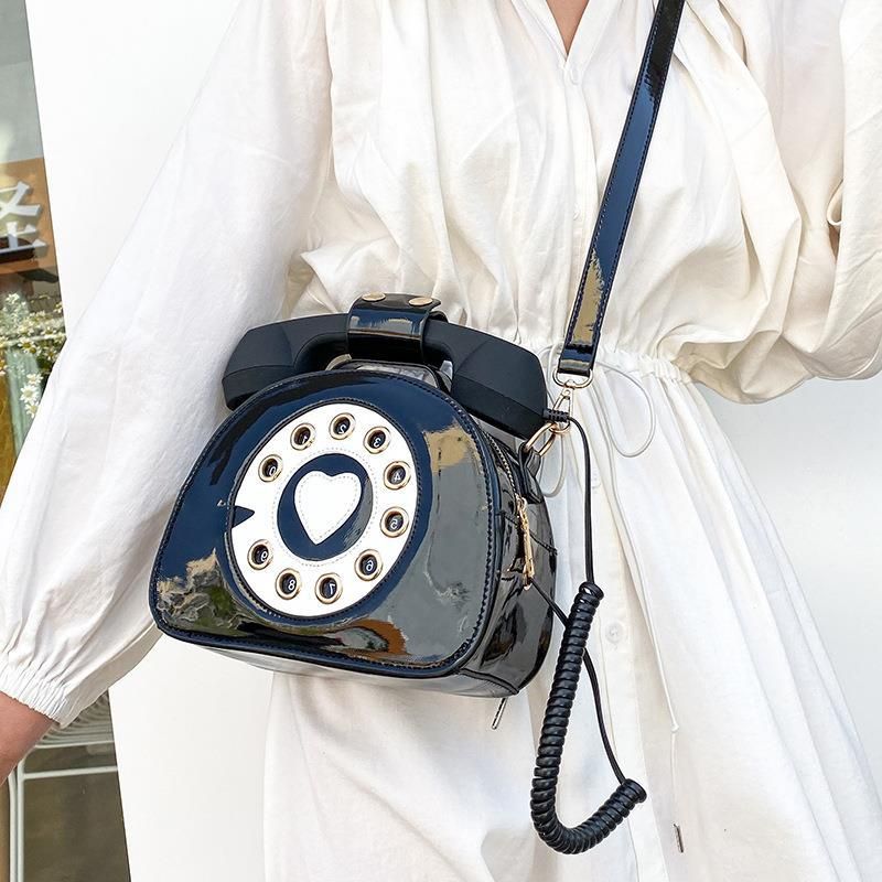 Women's All Seasons Pu Leather Digital Telephone Fashion Zipper Handbag