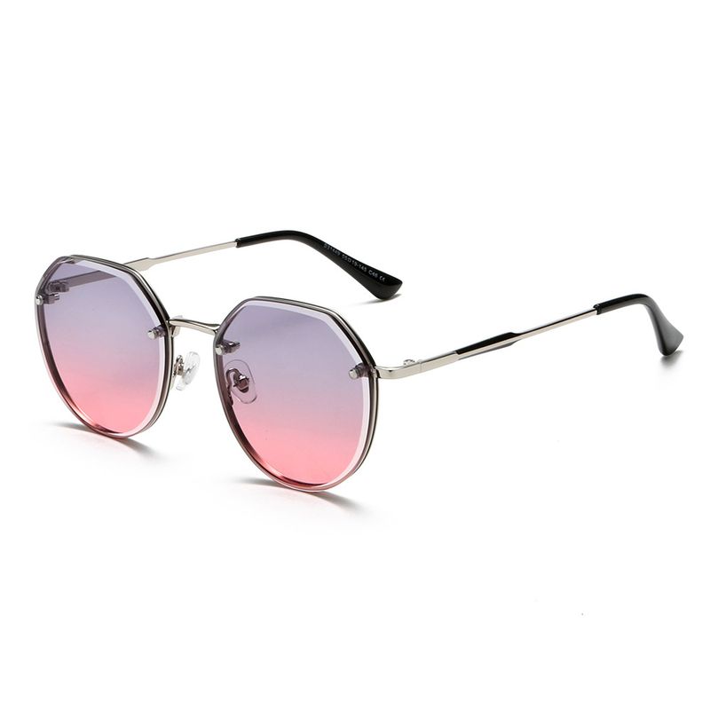 Elegant Basic Ac Polygon Full Frame Women's Sunglasses