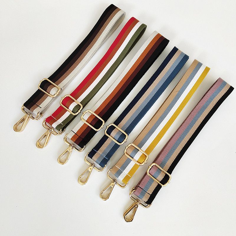 All Seasons Canvas Stripe Single Shoulder Strap Bag Accessories