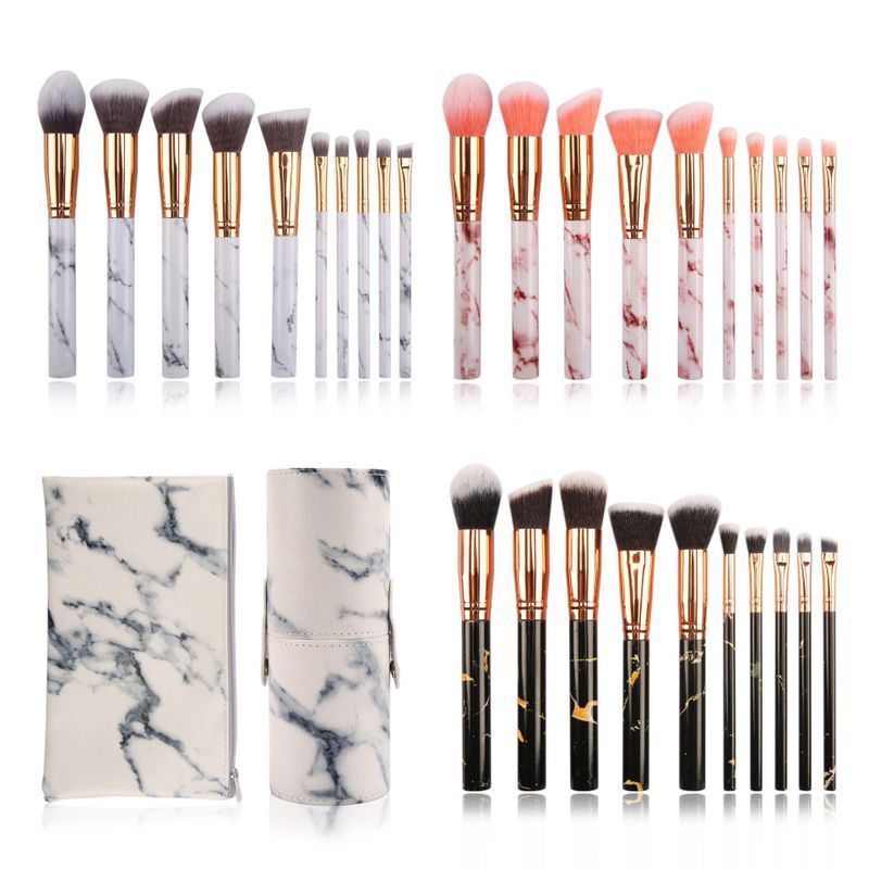 Fashion Artificial Fiber Plastic Plastic Handgrip Makeup Brushes 1 Set