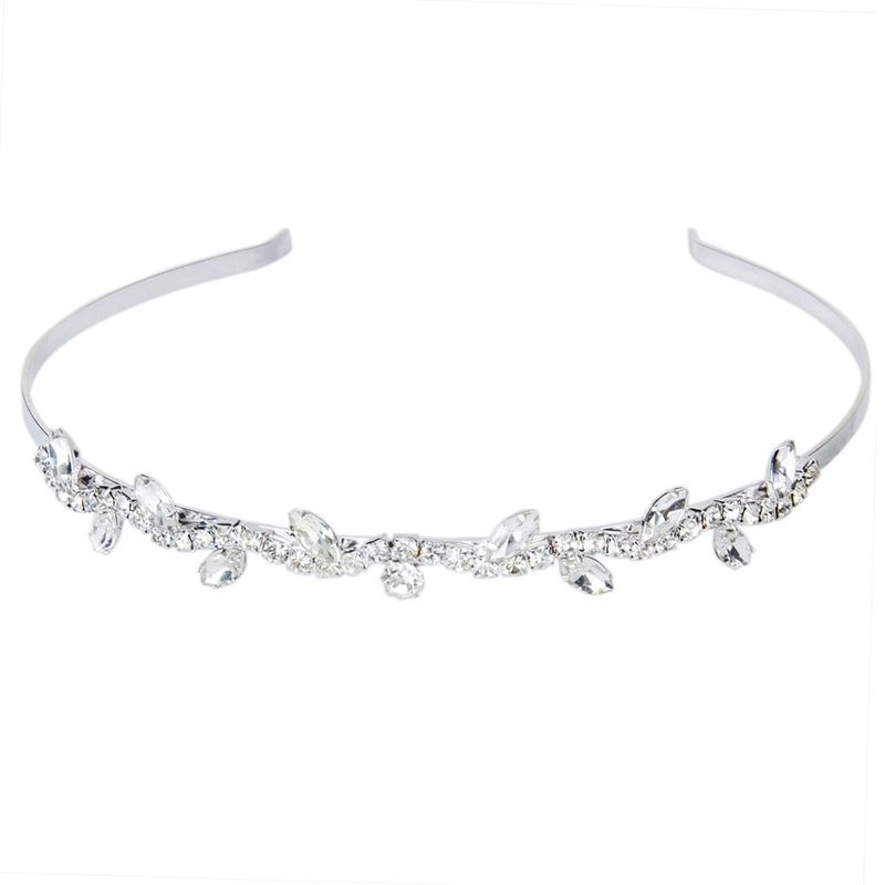 Fashion Leaves Rhinestone Hair Band