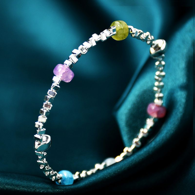 Fashion Geometric Alloy Plating Artificial Crystal Women's Bracelets