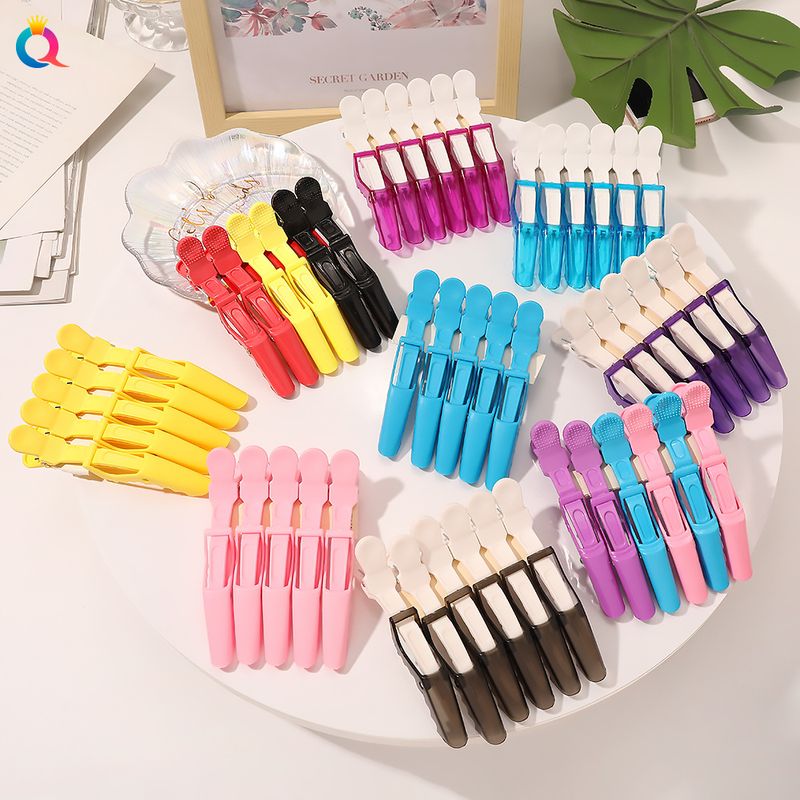 Women'S Casual Solid Color Plastic Iron Hair Clip