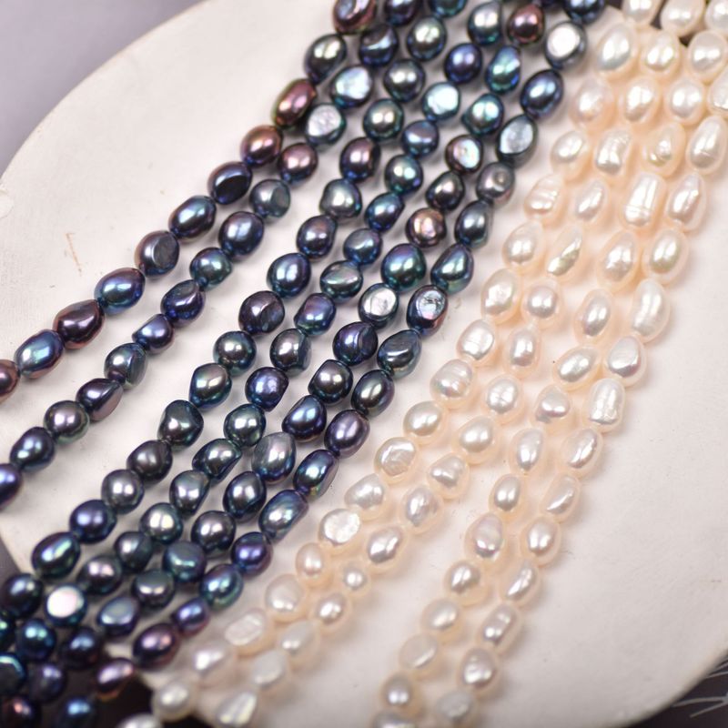1 Pièce Rétro Géométrique Perle D'eau Douce Bijoux Accessoires