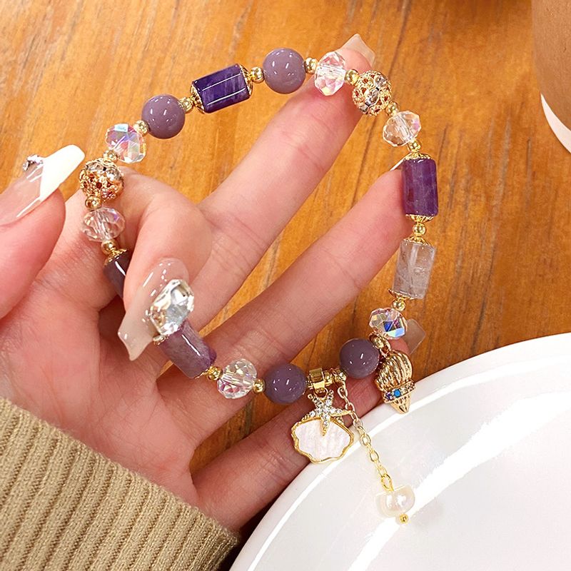 1 Piece Sweet Star Crystal Plating Women's Bracelets