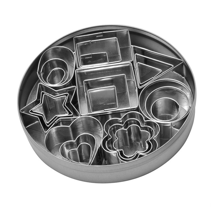 Fashion Geometry Stainless Steel Kitchen Molds 1 Set