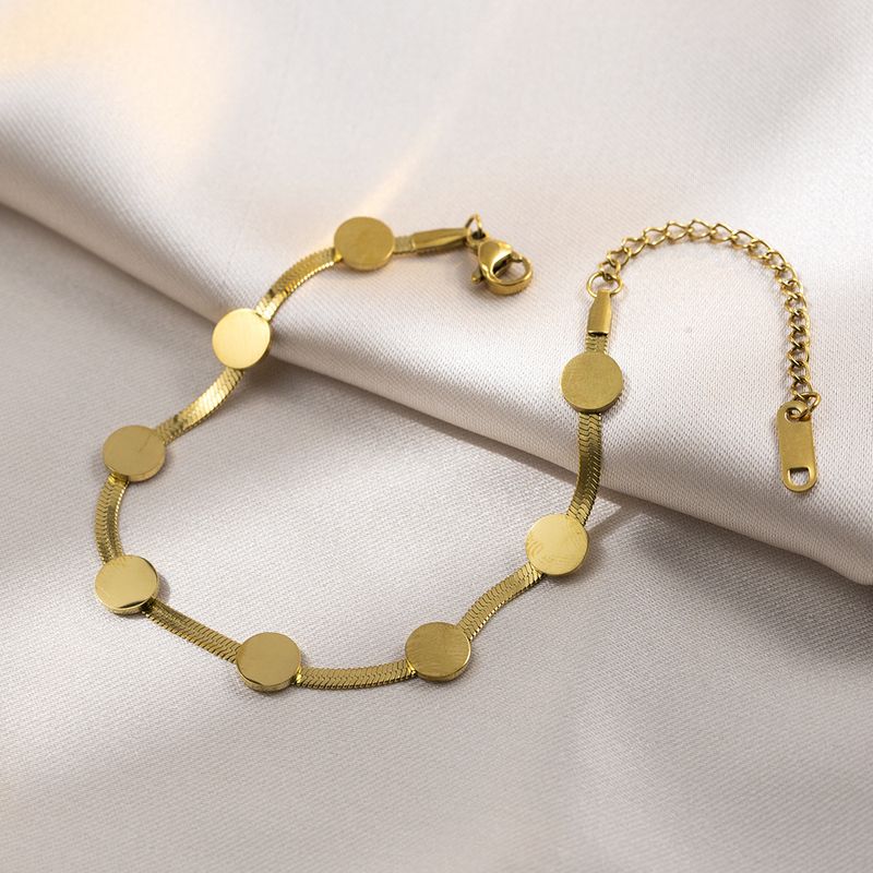1 Stück Mode Geometrisch Titan Stahl Emaille Armbänder