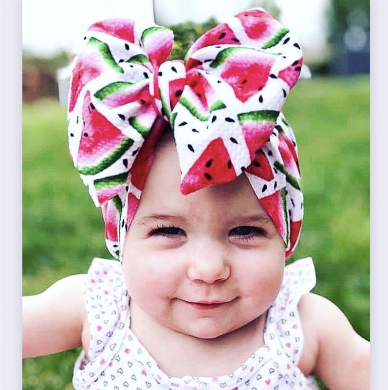 Simple Style Bow Knot Cloth Hair Band 1 Piece