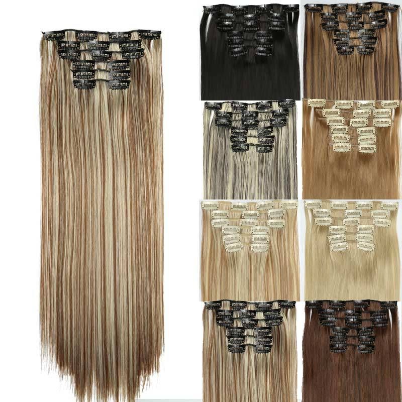 Women's Fashion Casual High Temperature Wire Straight Hair Wigs