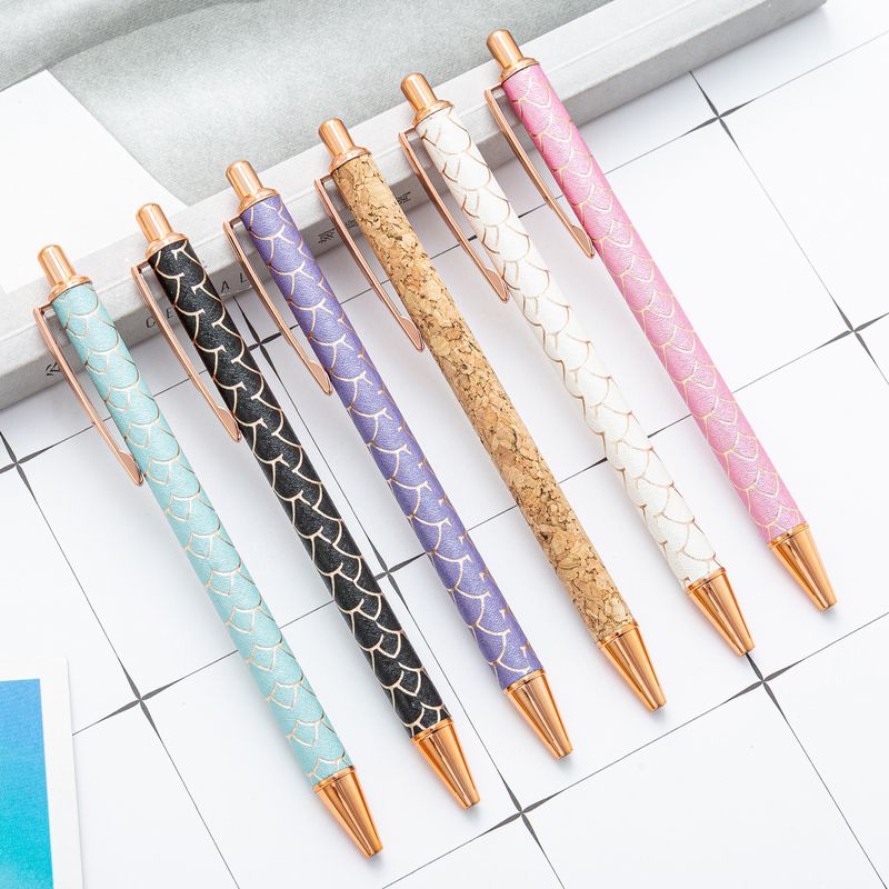 Fashion Creative Geometric Pattern Press Ballpoint Pen Wholesale