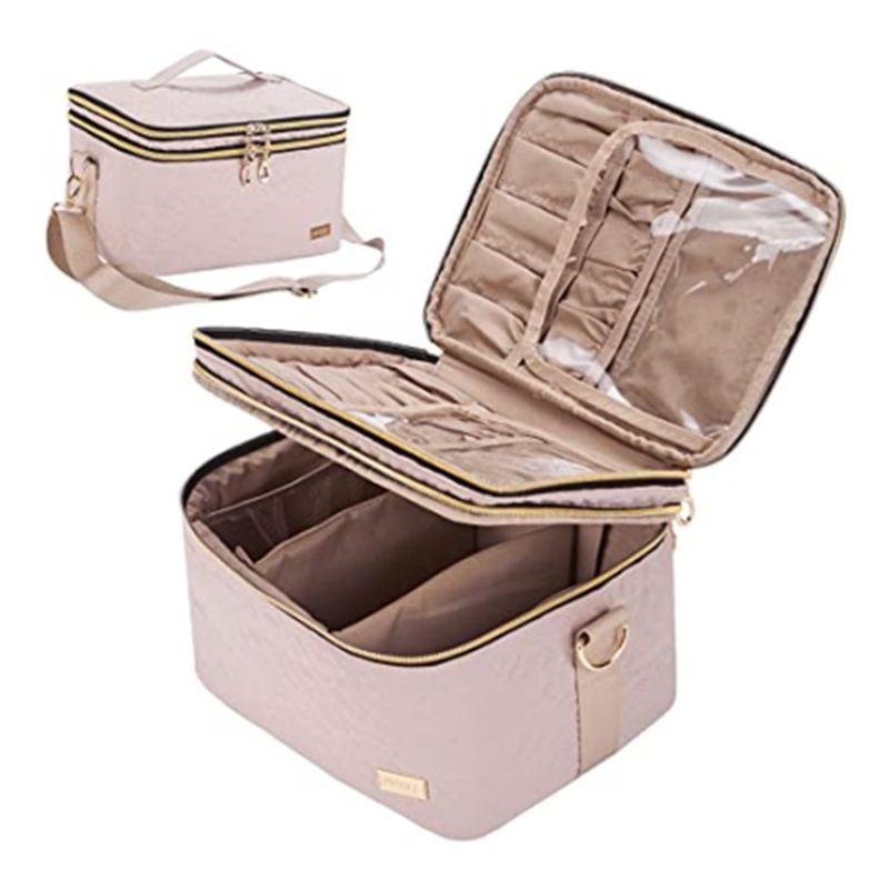 Women's All Seasons Polyester Solid Color Vintage Style Square Zipper Cosmetic Bag Wash Bag