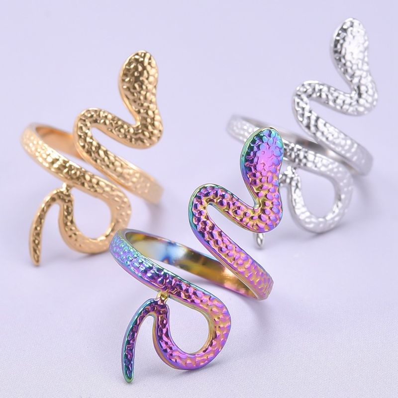 1 Piece Simple Style Snake Metal Wholesale Rings