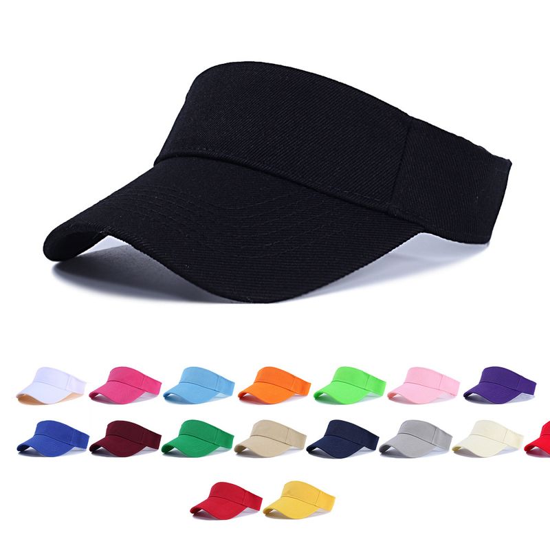 Unisex Sports Solid Color Curved Eaves Ivy Cap