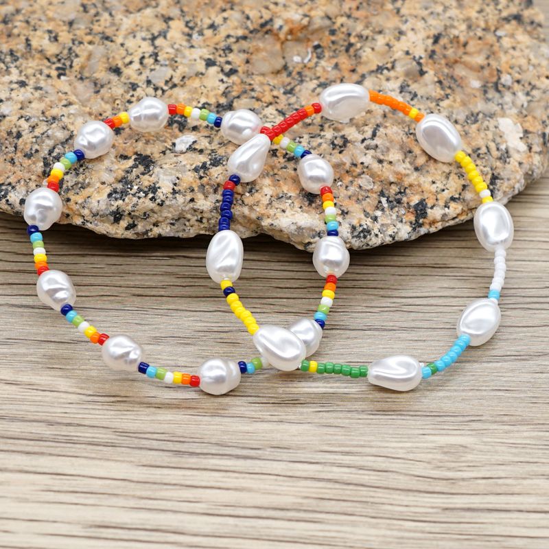 Vacation Circle Freshwater Pearl Beaded Women's Bracelets