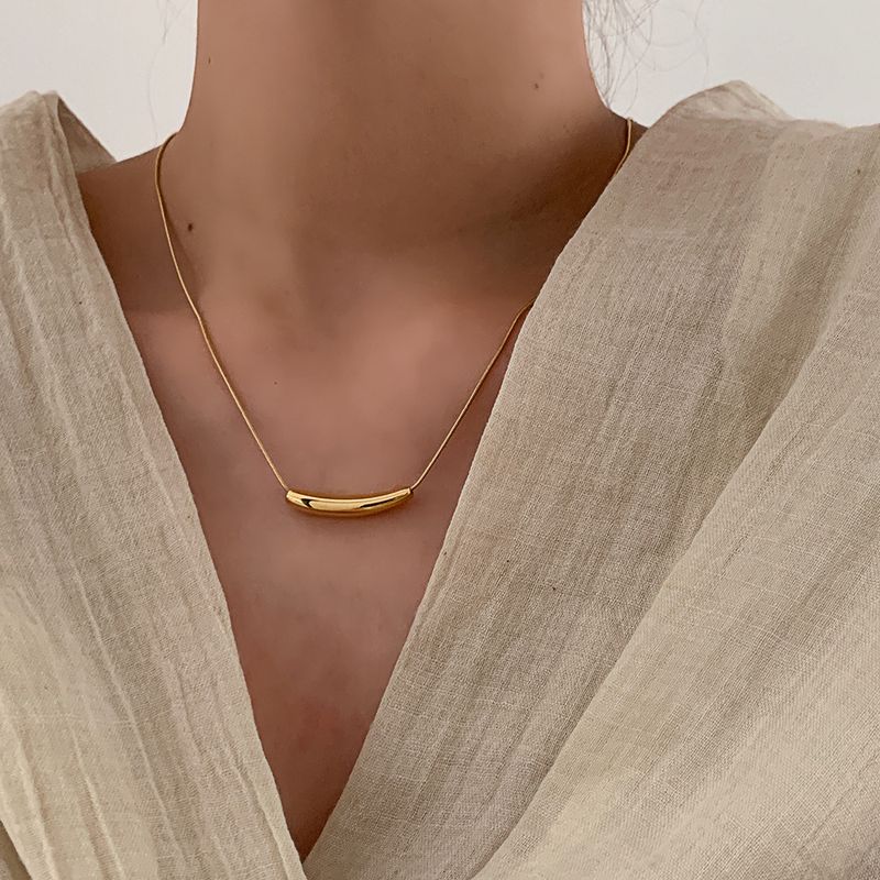 Style Simple Géométrique Alliage Placage Femmes Collier