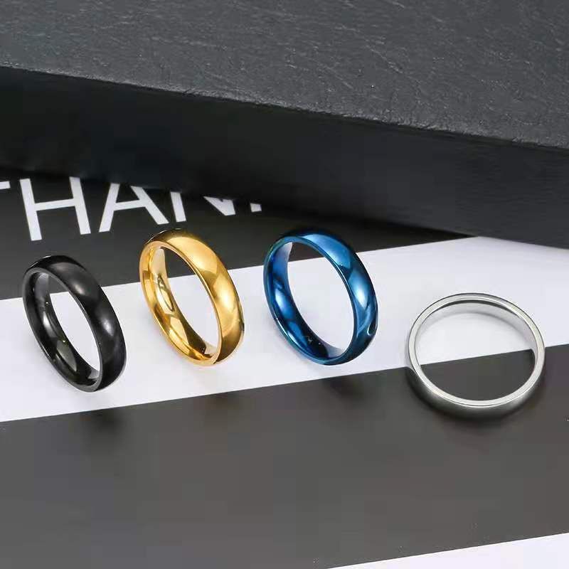 Wholesale Simple Style U Shape Stainless Steel Rings