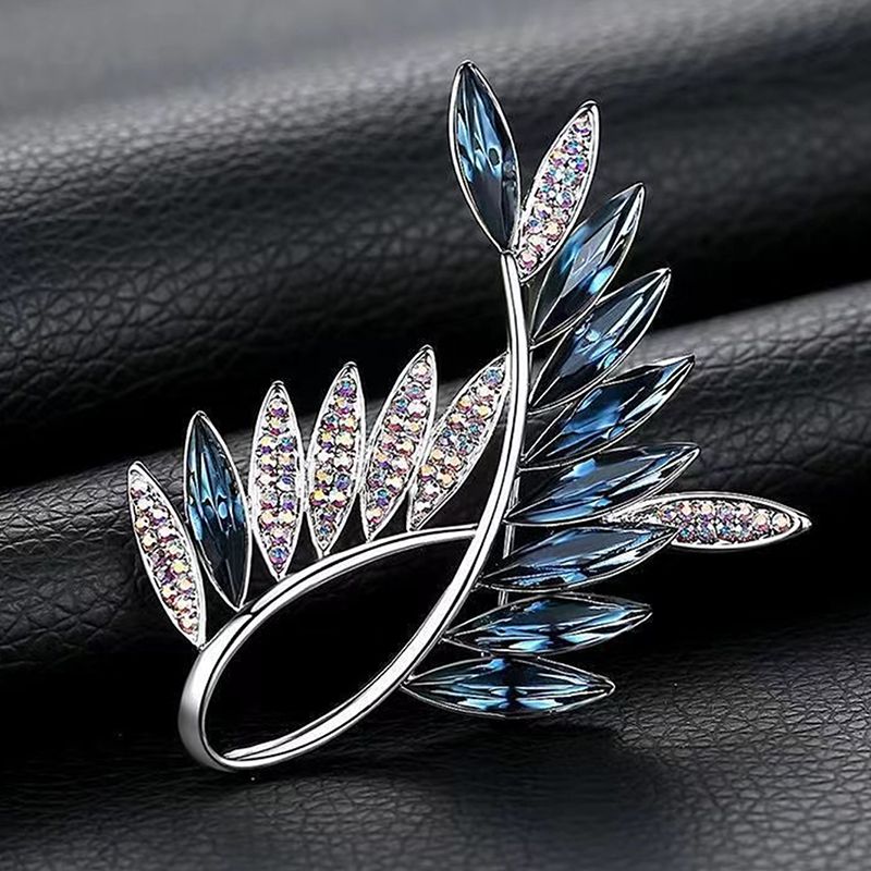 Simple Style Branches Alloy Inlay Zircon Women'S Brooches