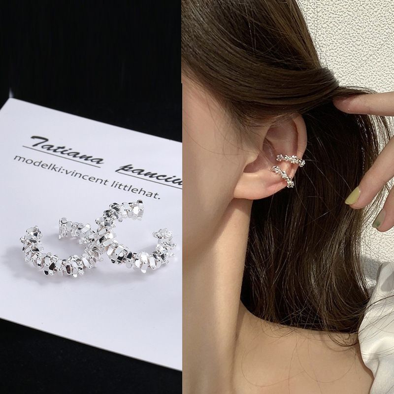 Wholesale Jewelry 1 Piece Simple Style Solid Color Alloy Silver Plated Earrings