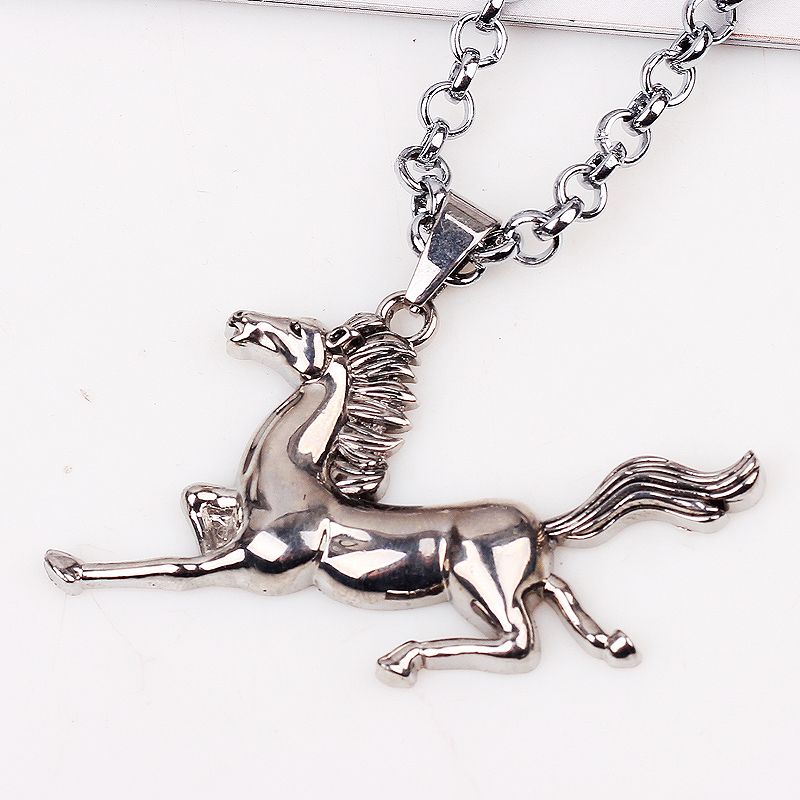 Cool Style Horse Alloy Plating Men's Pendant Necklace