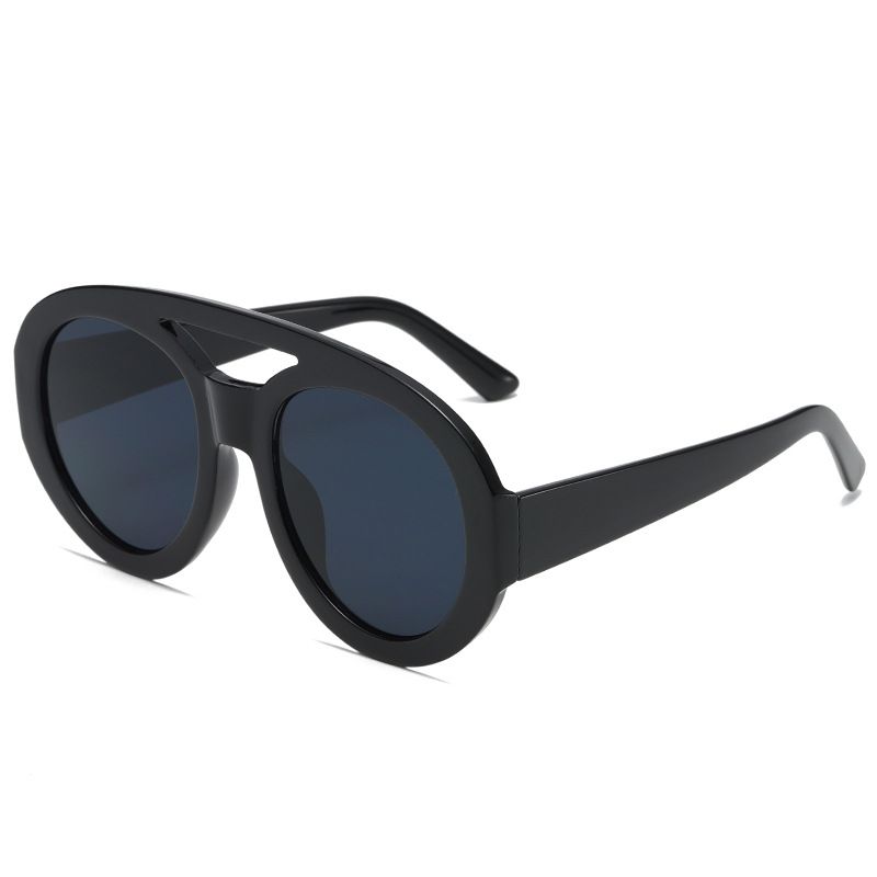 Fashion Geometric Ac Special-shaped Mirror Full Frame Men's Sunglasses