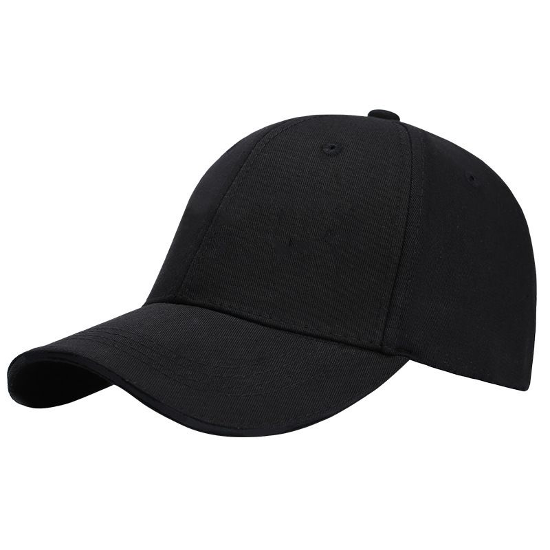 Unisex Simple Style Solid Color Curved Eaves Baseball Cap