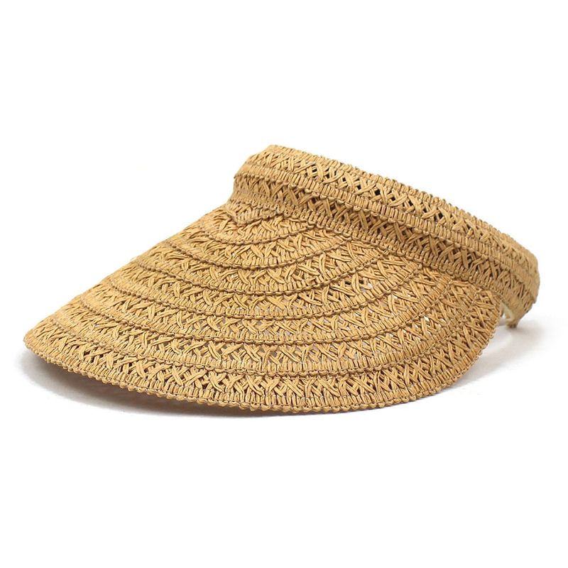 Women's Korean Style Solid Color Wide Eaves Sun Hat