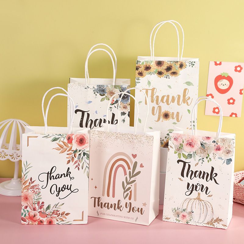 Fashion Letter Paper Party Gift Bags 1 Piece