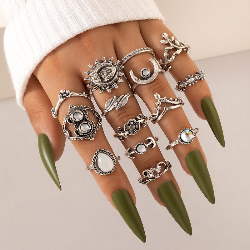 Alloy Fashion Flowers Ring  (6226) Nhgy2180-6226