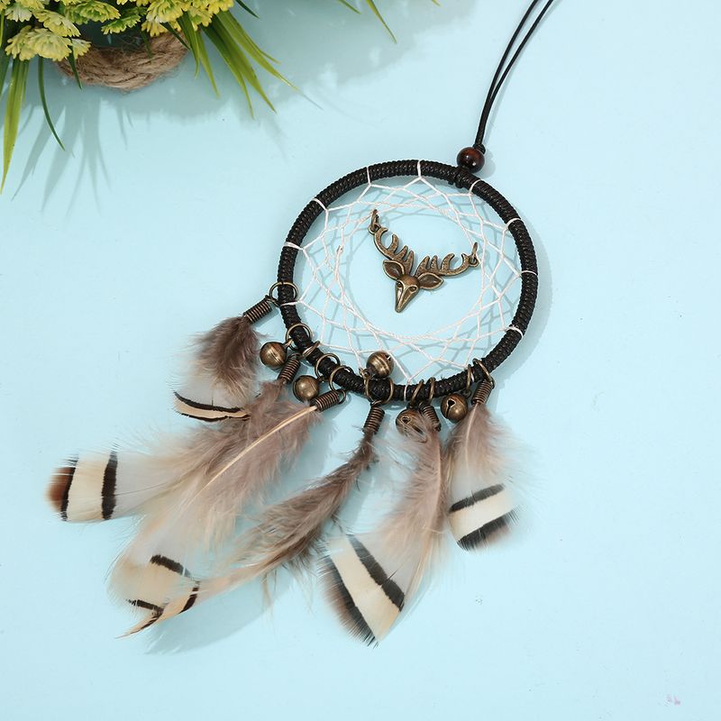 Dreamcatcher Feather Metal Wind Chime