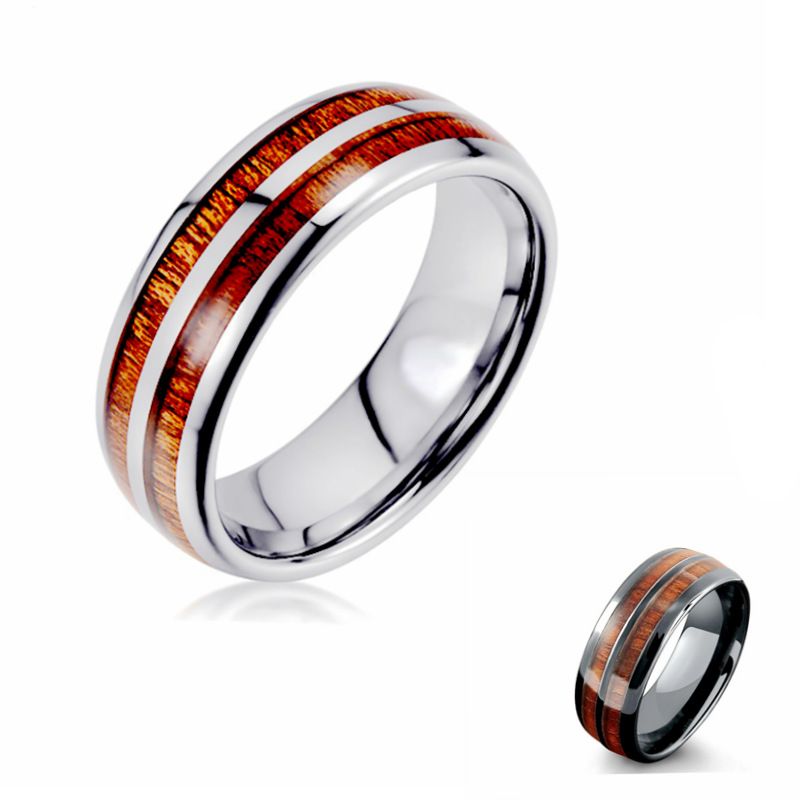 1 Piece Fashion Colorful Titanium Steel Unisex Rings