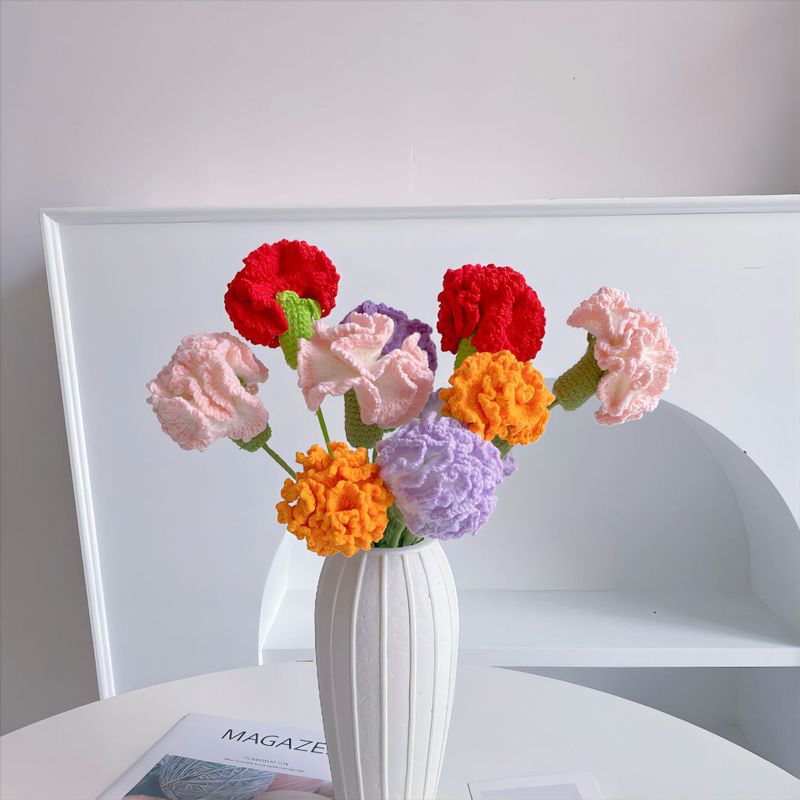 Romantic Flower Yarn Imitation Plants 1 Piece