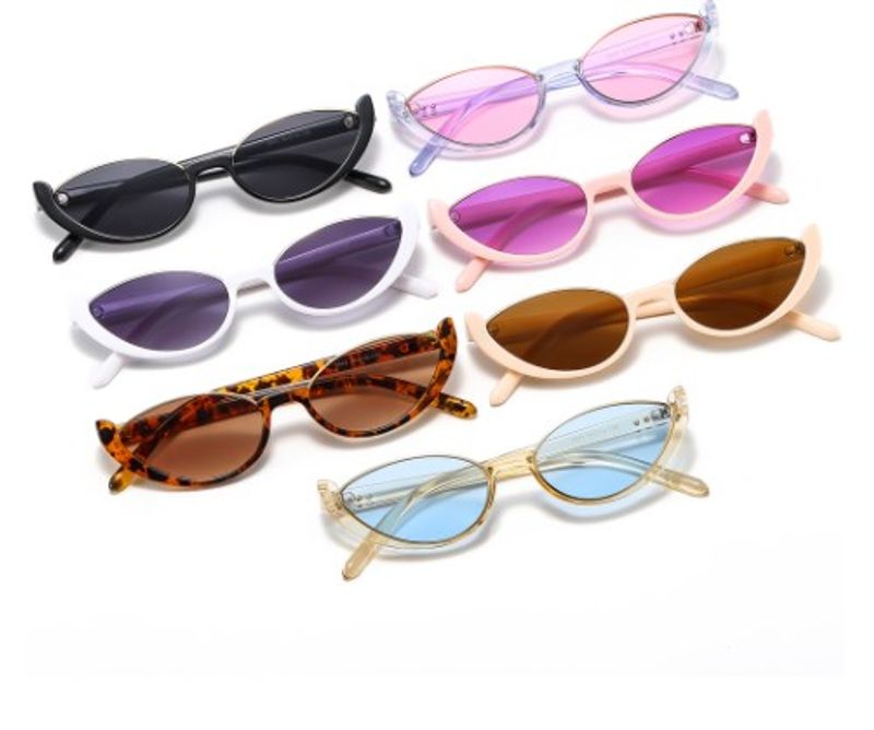 Fashion Ac Cat Eye Half Frame Women's Sunglasses