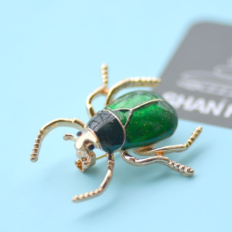 Retro Insect Alloy Enamel Plating Unisex Brooches
