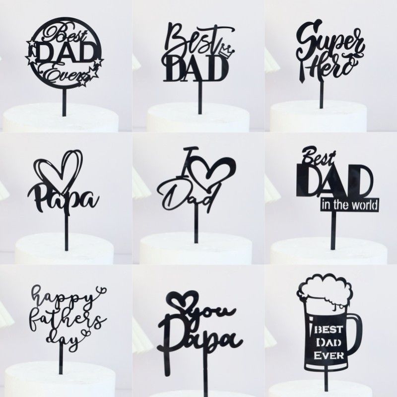 Father's Day Letter Plastic Party Decorative Props