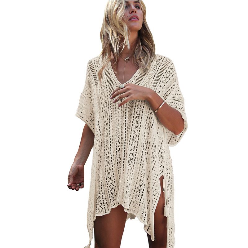 Women's Casual Solid Color Cover Ups