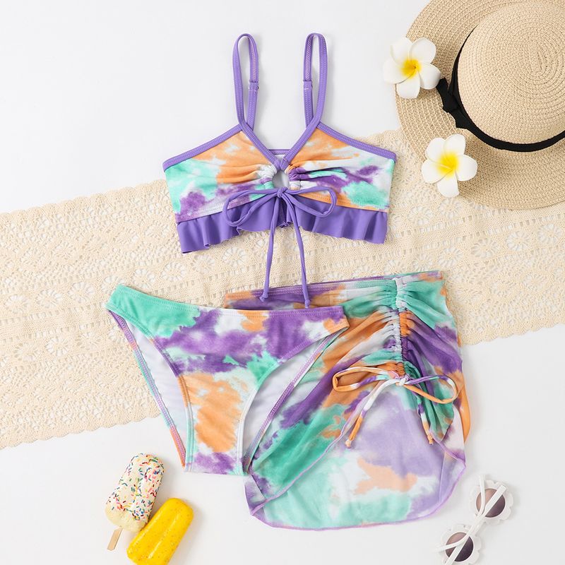 New Simple And Comfortable Children's Two-piece Swimsuit