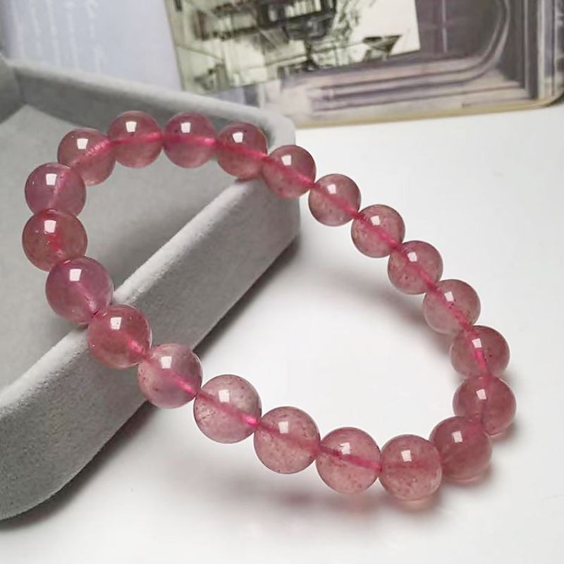 Ethnic Style Solid Color Transparent Crystal Bracelets